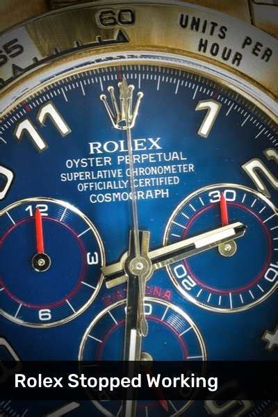 rolex stops running overnight|Rolex stopped working after winding.